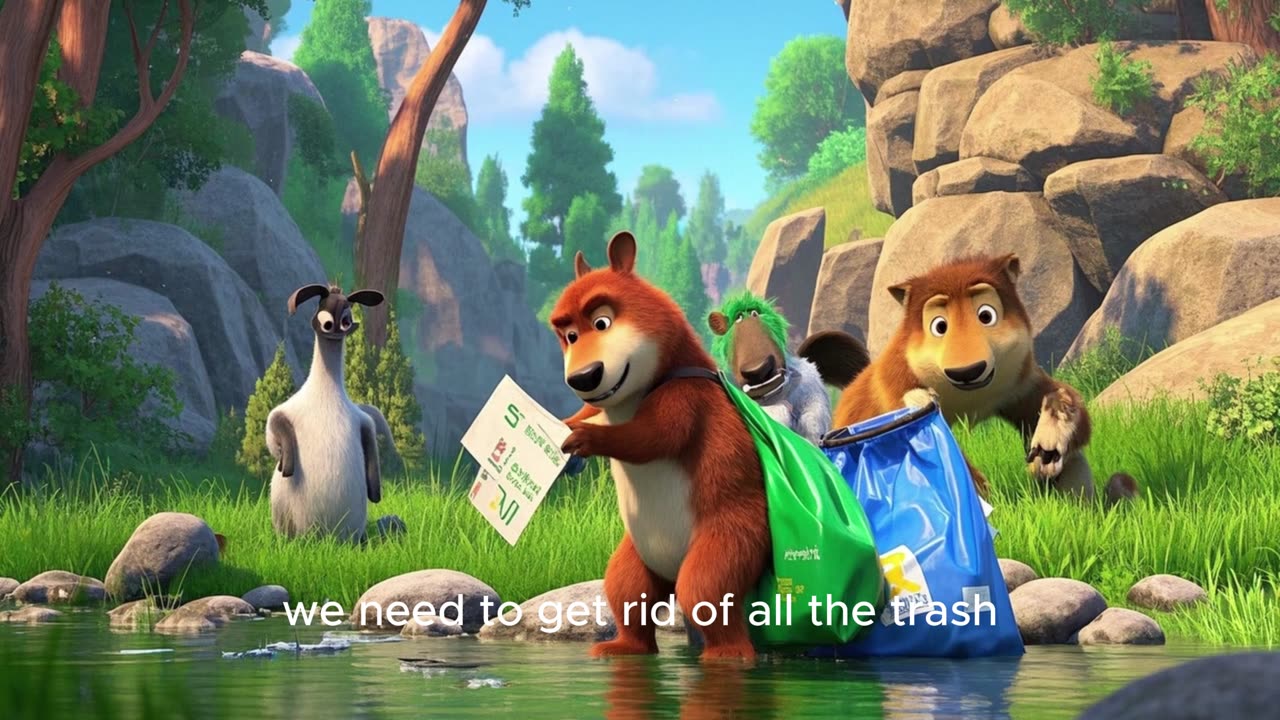 Clean-Up Time at the Zoo