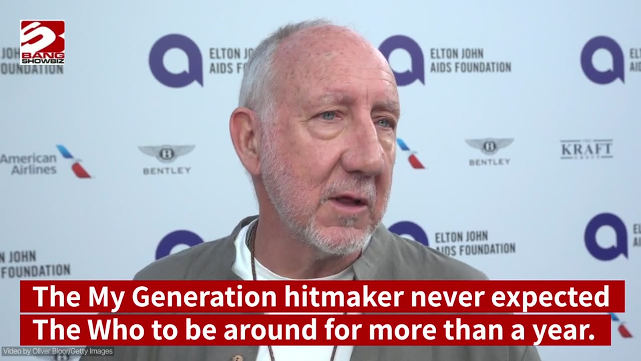 Pete Townshend quipped that The Who are always available for private parties
