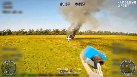 🚀💥 Ukraine Russia War | Fiber-Optic Drone Hits Ukrainian Vehicles in Pokrovsk | RCF