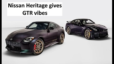 Nissan Z Heritage give Nissan GTR vibes