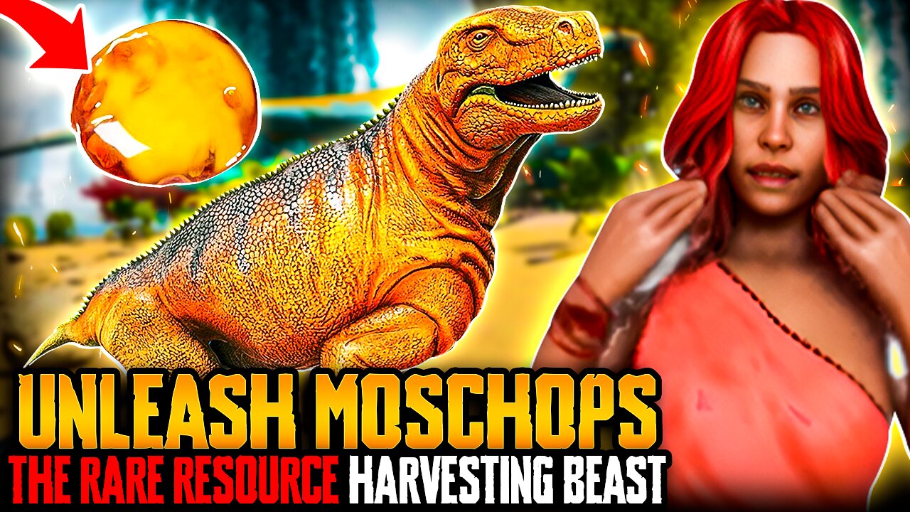 Unleash Moschops: The Rare Resource Harvesting Beast | Ark ASA