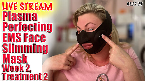 Live Plasma Perfecting EMS Face Slimming Mask, Code Jessica10 Saves you money!