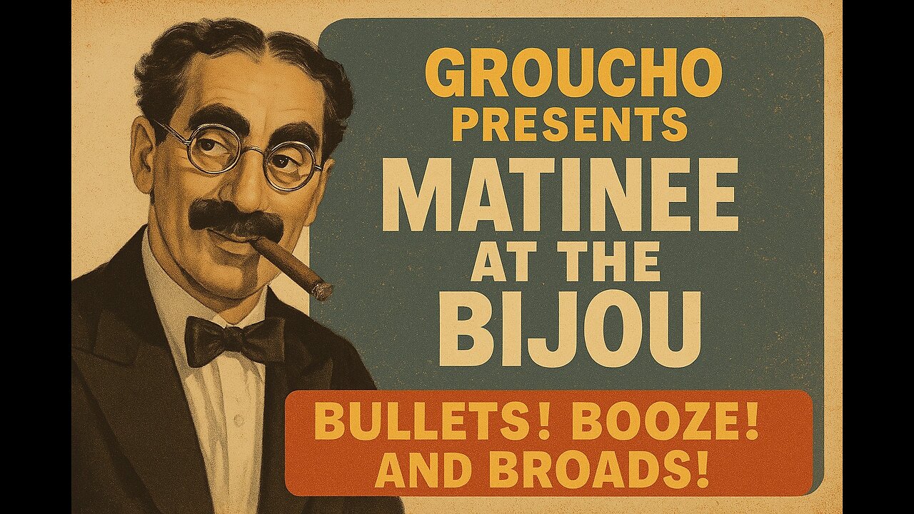 π¬ Groucho Presents: Matinee at the Bijou β Bullets! Booze! and Broads! πΈππ«