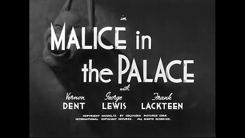 Malice in the Palace| The Three Stooges: Black & White
