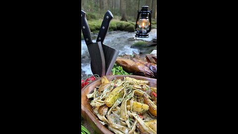 Smoked Fish & Fries ASMR: Perfectly Sliced with the Nikos Knife!