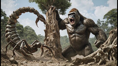 King Kong vs. Giant Scorpion and Hyena Attack: Skull Island!