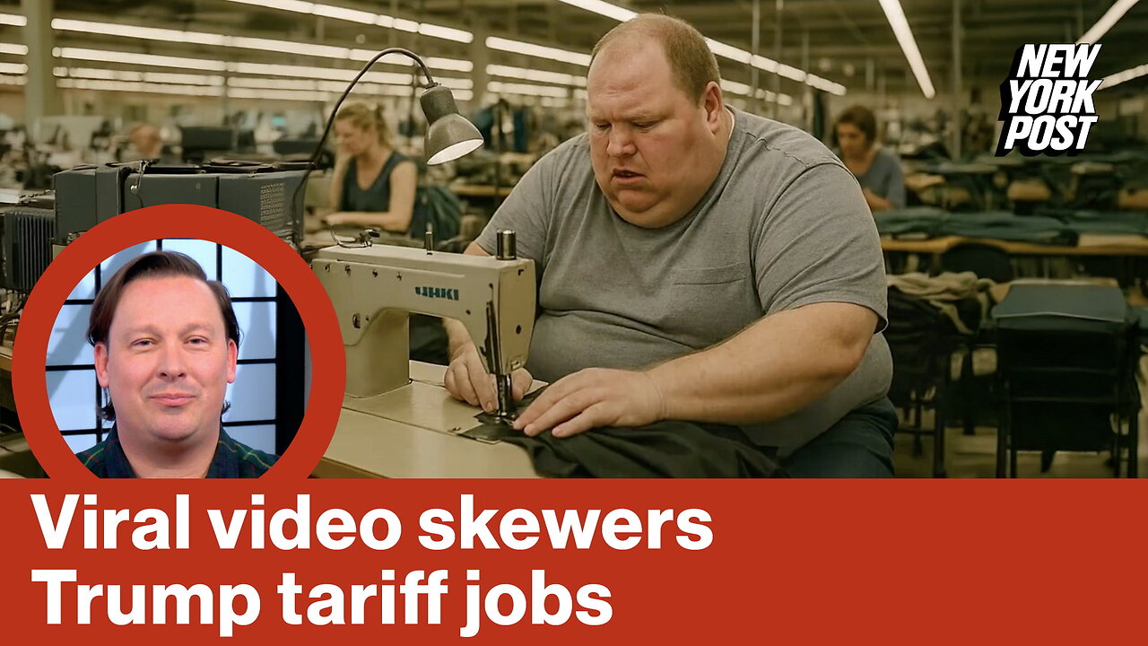 Viral video skewers Trump tariff jobs | Reporter Replay