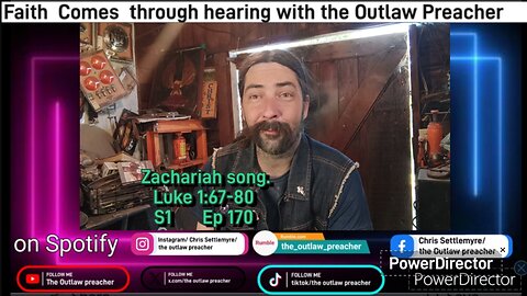Zachariah song. Luke 1:67-80 S1 Ep 170