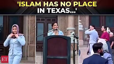 Valentina Gomez's big anti-muslim remark at Texas State Capitol