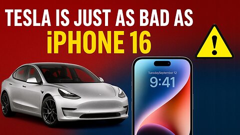Your Tesla Is Just As Bad As iPhone 16 - and here is why #Tesla #iPhone16 #ElonMusk #Apple