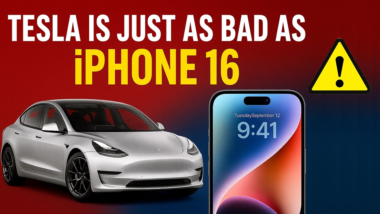 Your Tesla Is Just As Bad As iPhone 16 - and here is why #Tesla #iPhone16 #ElonMusk #Apple