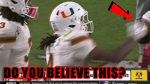 Miami gives SHOCKING reason Mark Fletcher Jr PUNCHED Indiana player after National Championship!