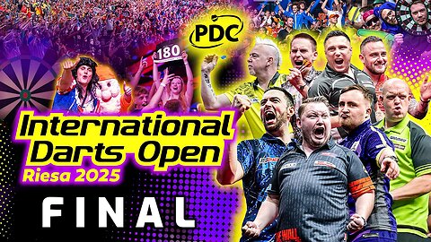 2025 International Darts Open Bunting v Aspinall