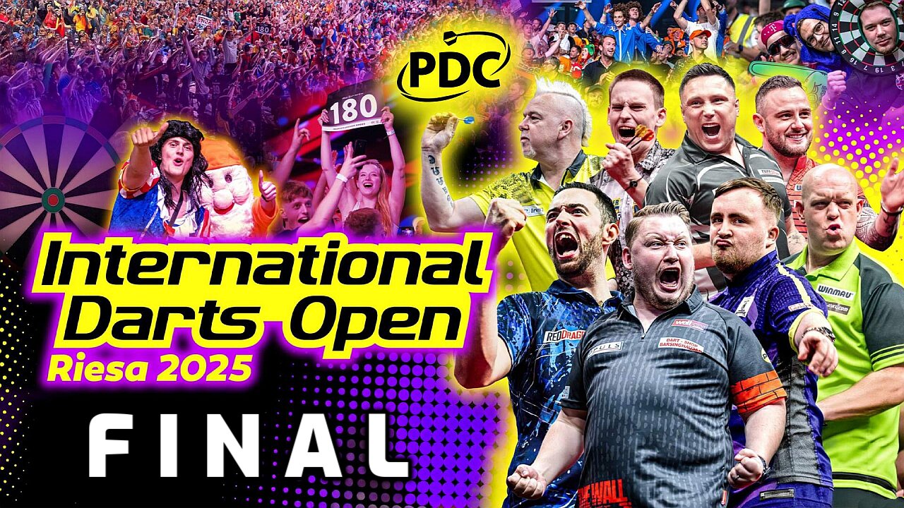 2025 International Darts Open Bunting v Aspinall