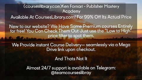 (courseslibrary.com)(courseslibrary.com)Ken Fornari - Publisher Mastery Academy