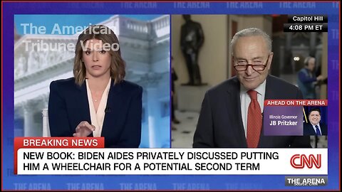 WATCH: Schumer Squirms When Pressed on Lying about Biden's Obvious Incompetence