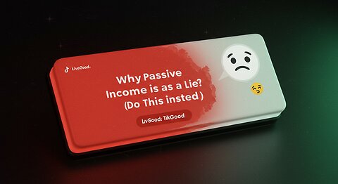 "The Passive Income Lie: Why Most People Fail (And What Actually Works)"