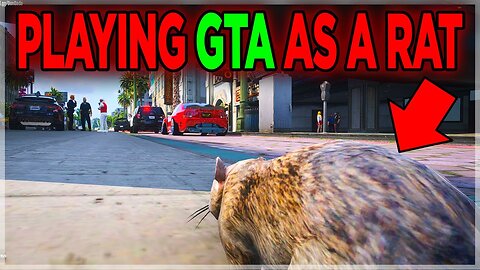 I Pretended To Be a RAT NPC in GTA RP and Trolled the ENTIRE SERVER