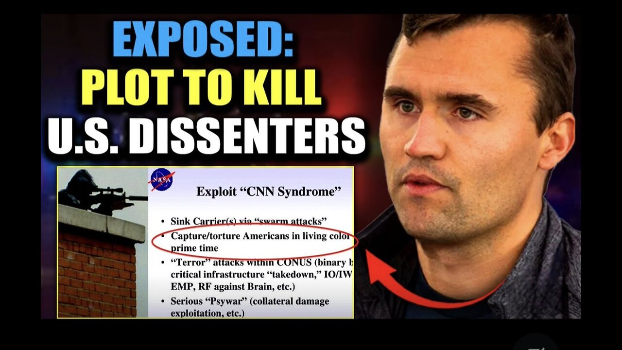 * Leaked Gov't Files Expose Mossad Plot To Assassinate Charlie Kirk In 2025