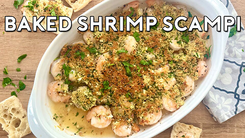 BAKED SHRIMP SCAMPI