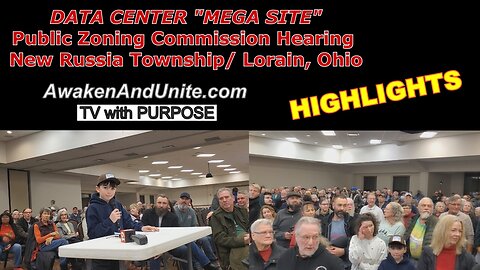Data Center "Mega Site" Public Hearing (HIGHLIGHTS) Zoning Commission in Lorain County, Ohio