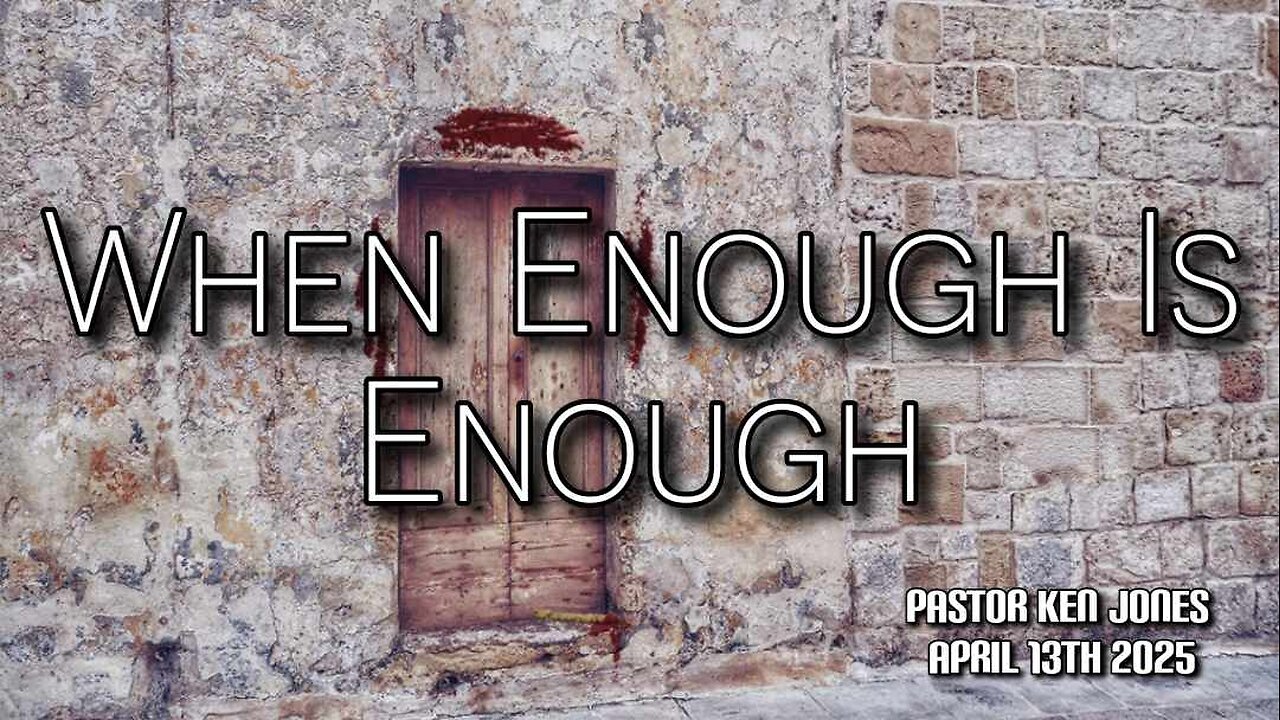 When Enough Is Enough