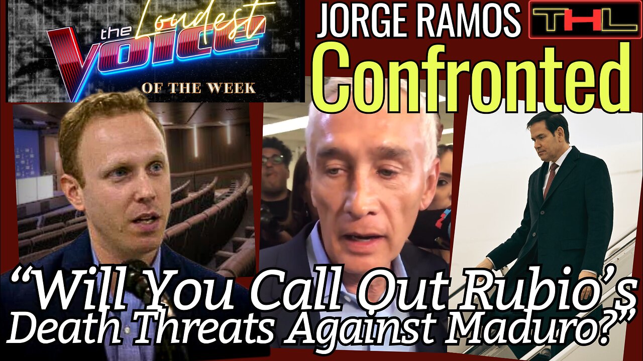 The LOUDEST VOICE of the Week | Max Blumenthal Crashes Jorge Ramos Press Conference
