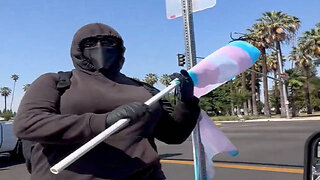 Trantifa Gets Maced After Attacking a Man