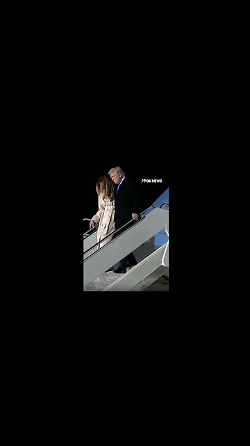 Melania Trump Arriving in Italy