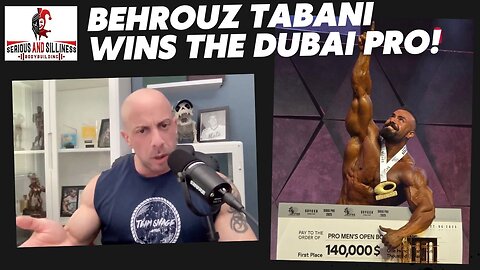 Behrouz Tabani wins the Dubai Pro