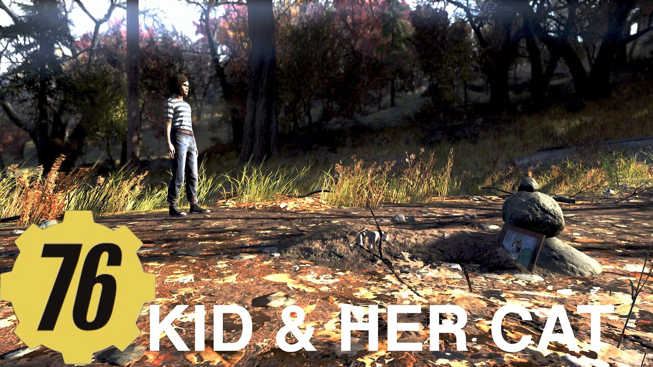Fallout 76 Kid and her cat, random encounter