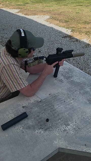 alittle silenced binary trigger fun!