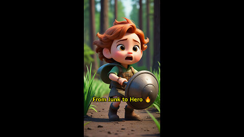 From Junk to Hero ➡️💪 #cartoon #shorts #YouTubeShorts