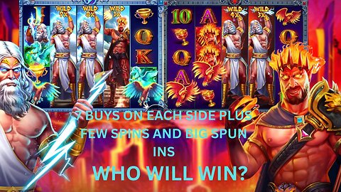 WHO WILL WIN THE BATTLE ON ZEUS VS HADES [OLYMPUS BUYS VS HADES BUYS]
