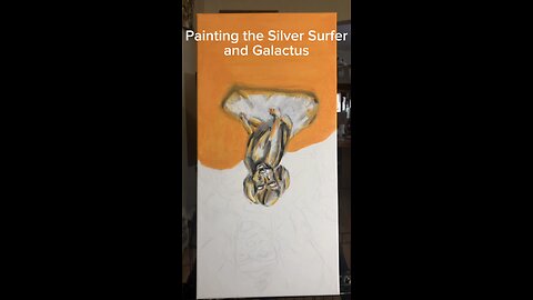 Painting the Silver Surfer & Galactus part 2 of 2