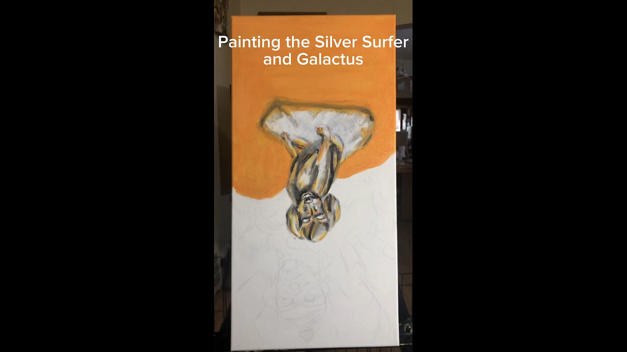 Painting the Silver Surfer & Galactus part 2 of 2