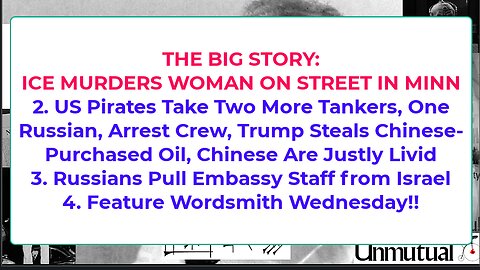 Liberty Conspiracy LIVE 1-7-26 ICE Murders in MN, US SEIZES RUSSIAN SHIP