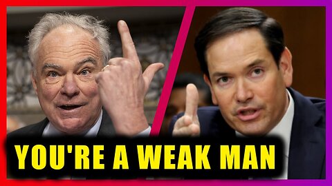 Marco Rubio LOSES MIND after Tim Kaine HUMILIATES him live in Congress.