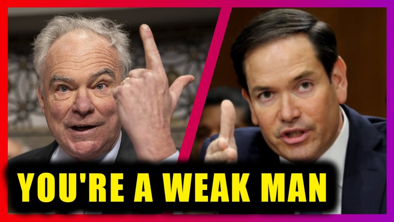 Marco Rubio LOSES MIND after Tim Kaine HUMILIATES him live in Congress.