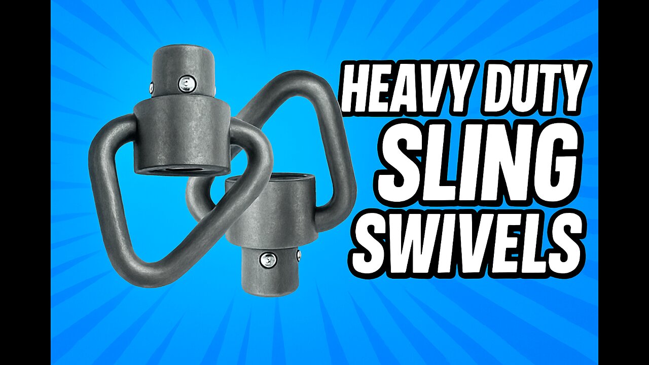 🔄 Quick-Detach, Rock-Solid Hold — Rovtec Heavy Duty Push Button Swivel Set 🔄