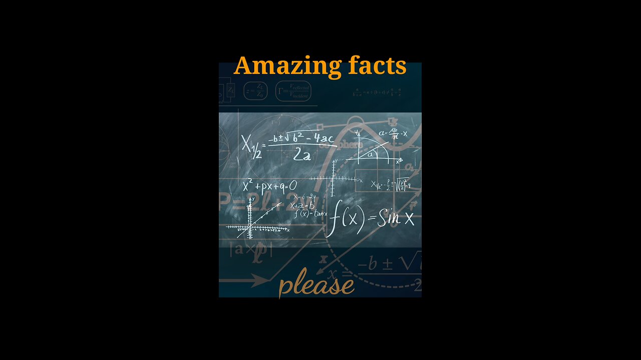 Amazing fact about Math