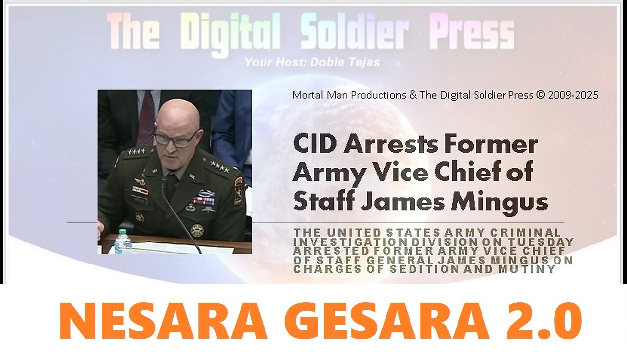 CID Arrests Former Army Vice Chief of Staff James Mingus