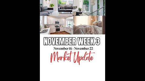 📊 November Week 3 Market Update | November 16–22