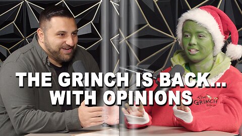 💚 The Grinch is back… and he has OPINIONS #grinch #santa #christmas