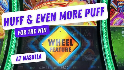 Winning on Huff & Even More Puff at Naskila 🐷🎰🐺