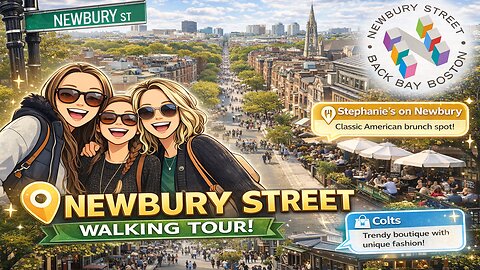 Exploring Newbury Street on Foot | Boston Walking Tour with Infopops