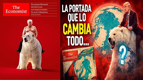 LA COPERTINA DELLA RIVISTA THE ECONOMIST CHE AVVERTE DI UN GRANDE EVENTO IN GROENLANDIA E NELL'ARTICO