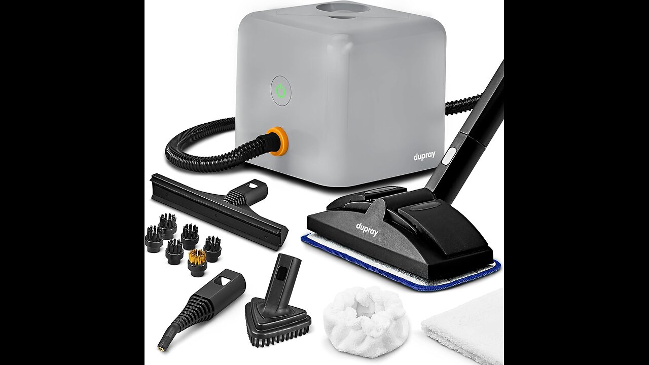 Dupray Neat Plus Steam Cleaner with 17-Piece Accessory Kit