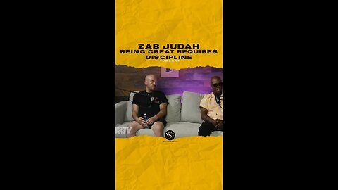 @zabjudah Being great requires discipline. #zabjudah 🎥 @bigboy