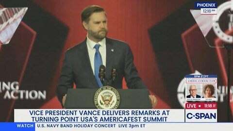 "In the United States of America, you don't have to apologize for being white anymore." - VP JD Vance 12.21.25